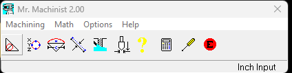 Legacy Windows Main Screen Toolbar