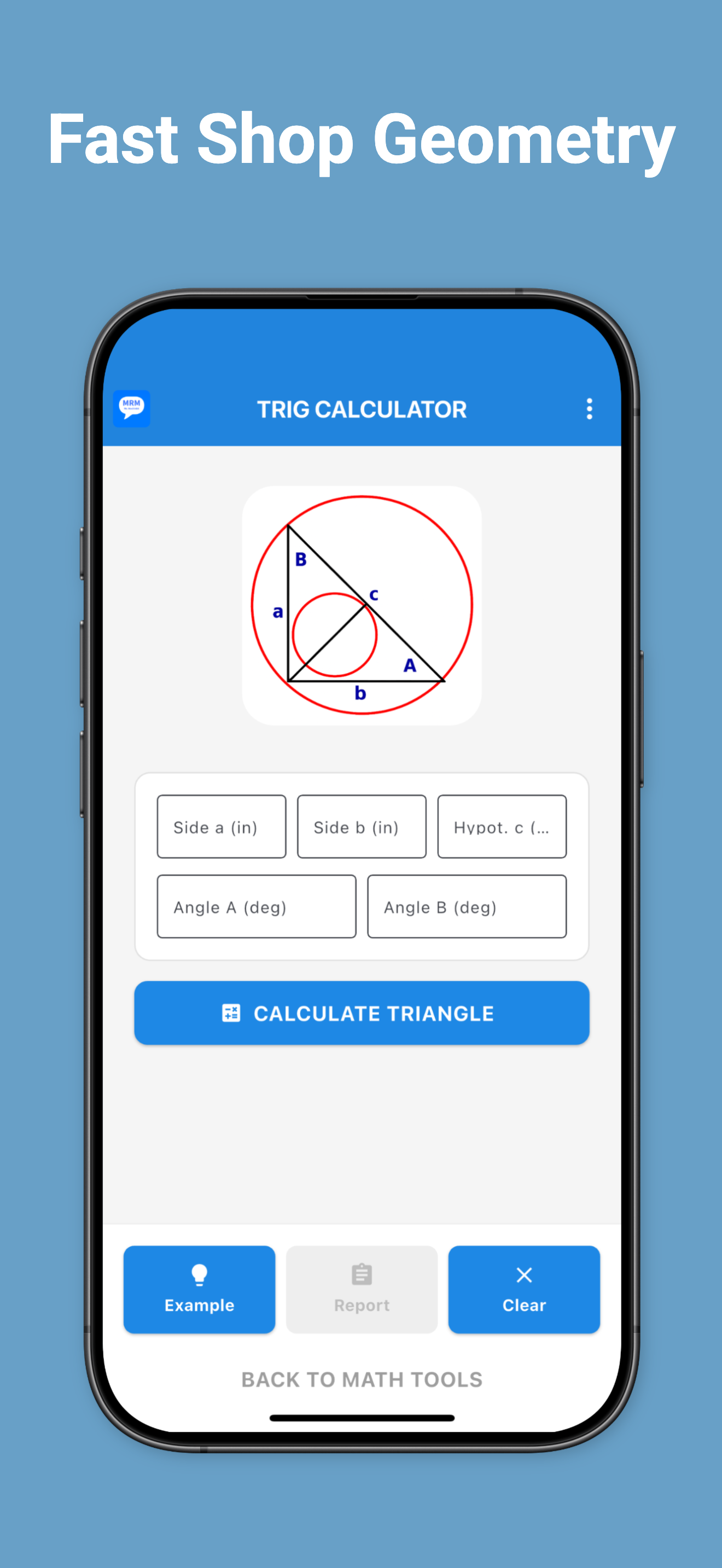 Trigonometry Calculator Screenshot
